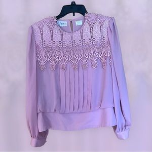 Vintage 80’s/90’s Crocheted Blouse
